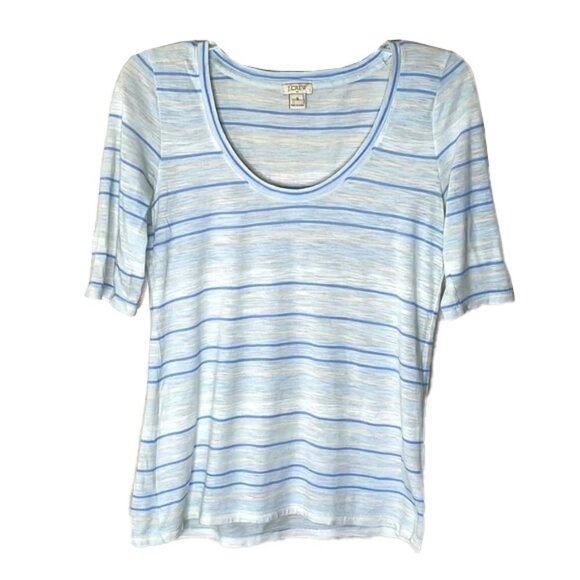 ❤️ J. CREW Striped Tshirt Size S - Picture 1 of 5